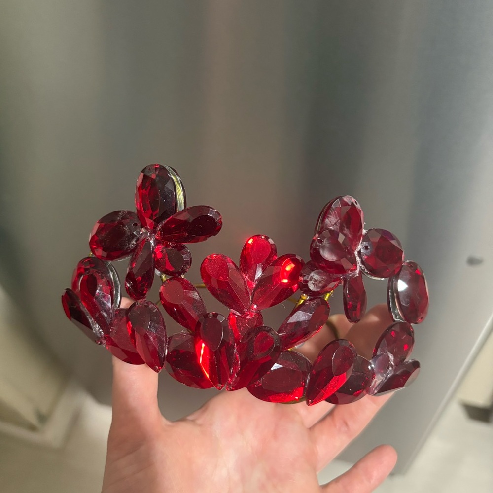 Red ruby headpiece - Picture 5 of 5